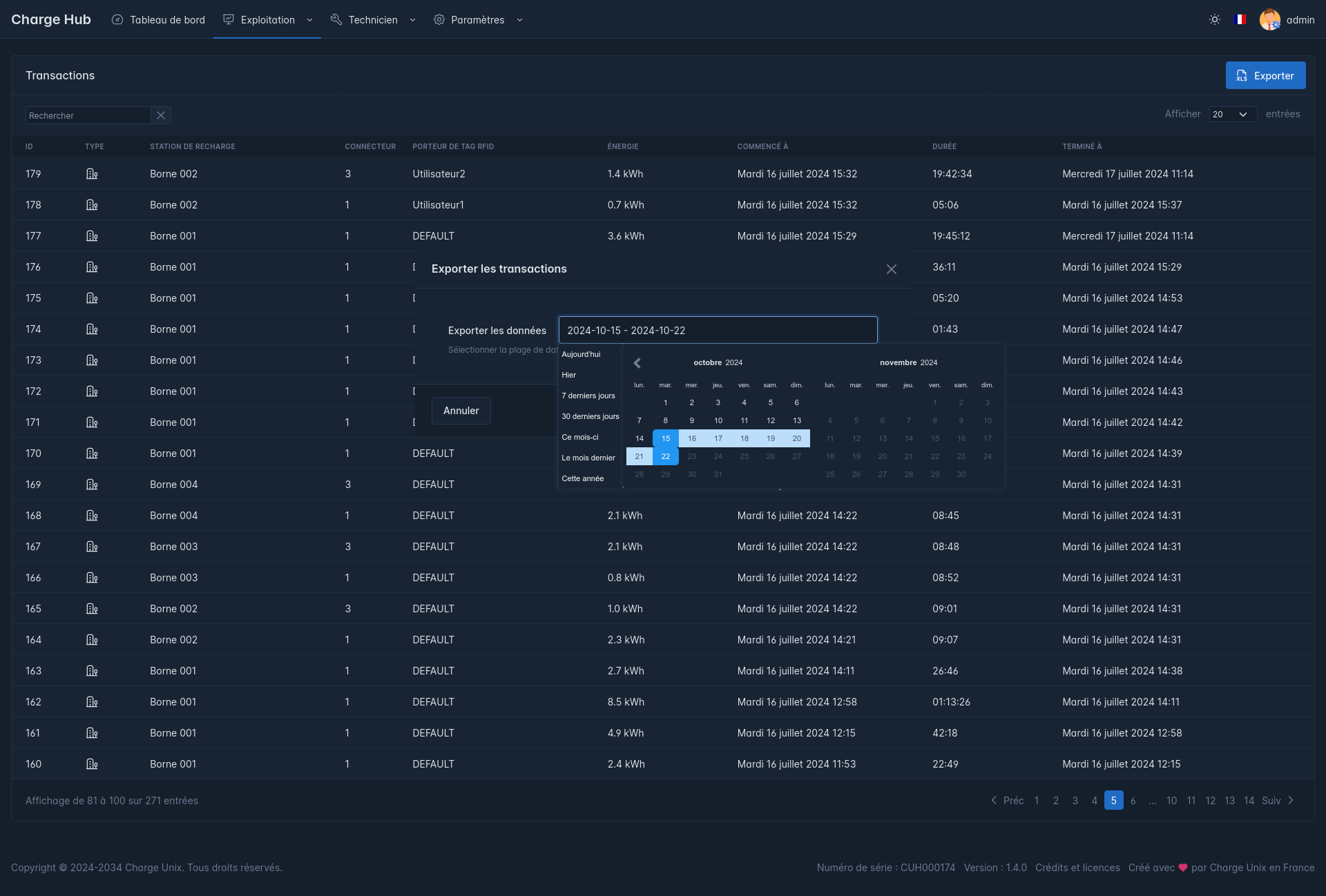 Interface HUB - rapport