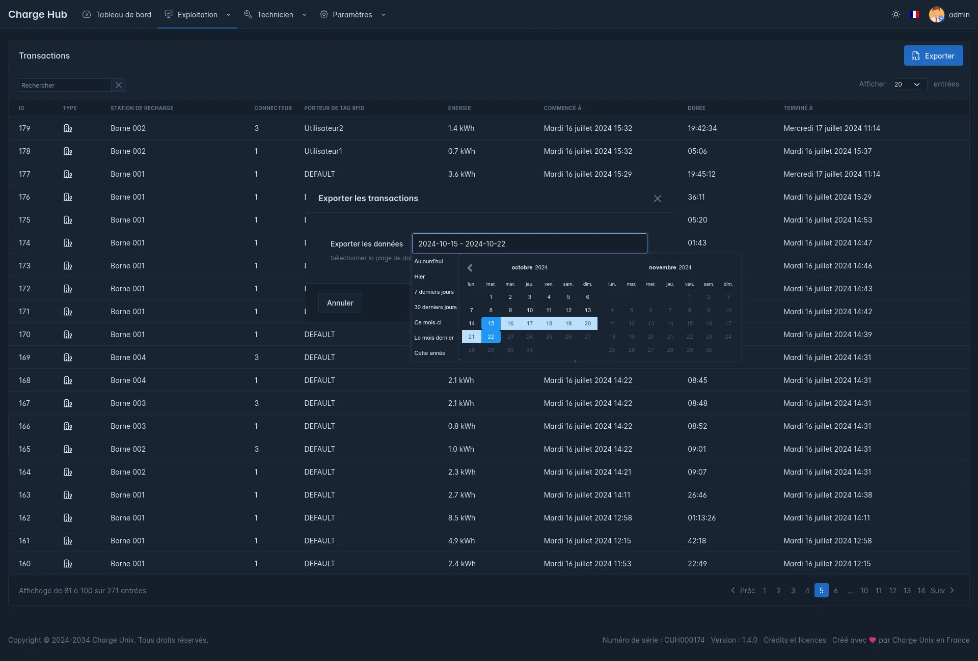 Interface HUB - rapport